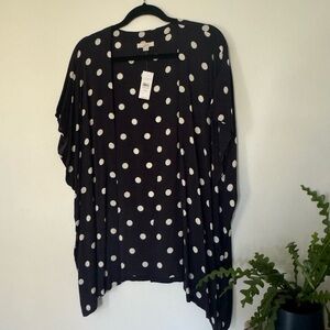 LOFT Open Front Kimono Top NWT